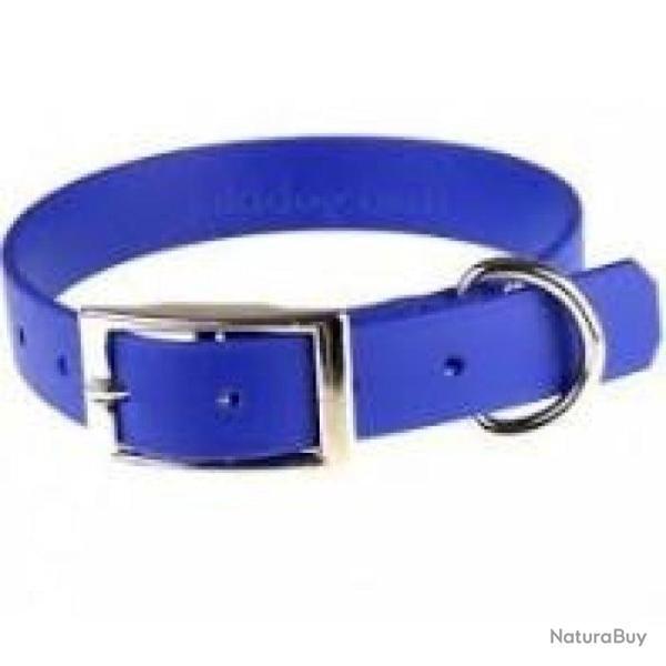 Collier FLUO BIOTHANE BETA BLEU MARINE 45mm x 19mm x2.6mm