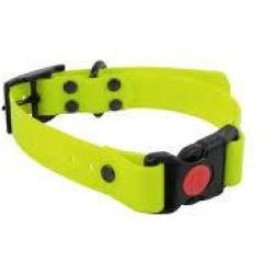 COLLIER HELEN BAUD CLIP RAPIDE BIOTHANE JAUNE 600mm x 25mm x 2.6mm