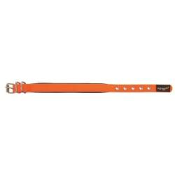 COLLIER LUXE DOUBLE ORANGE 40CM FUZYON