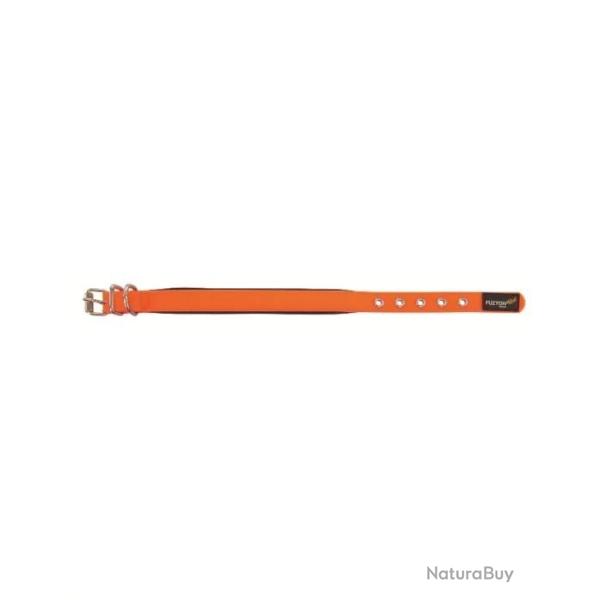 COLLIER LUXE DOUBLE ORANGE 40CM FUZYON