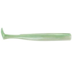 Leurre souple FIIISH Crazy paddle tail corps 180 Pearl green