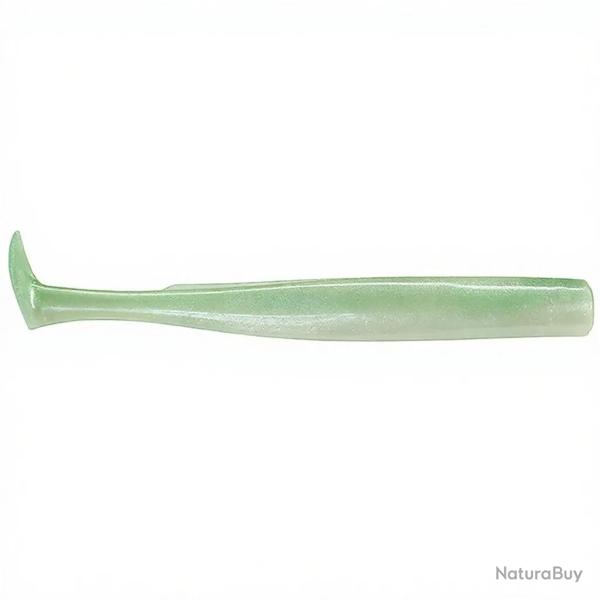 Leurre souple FIIISH Crazy paddle tail corps 180 Pearl green