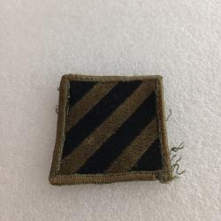 Patch arm&eacute;e us 3rd INFANTRY DIVISION kaki ORIGINAL 1