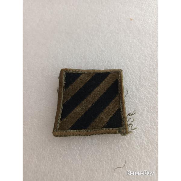 Patch arm�e us 3rd INFANTRY DIVISION kaki ORIGINAL 1