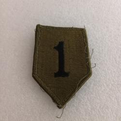 Patch arm&eacute;e us 1st INFANTRY DIVISION kaki ORIGINAL 2