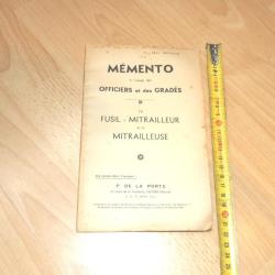 MEMENTO fusil mitrailleur 24-29 et mitrailleuse 1924 HOTCHKISS 1914 - VENDU PAR JEPERCUTE (D24F691)