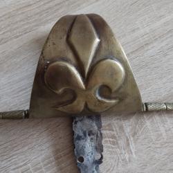 Réplique dague de parade main gauche Française XVIII ème, belle qualité