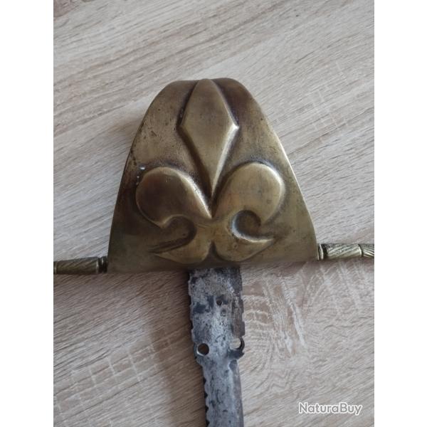 Rplique dague de parade main gauche Franaise XVIII me, belle qualit