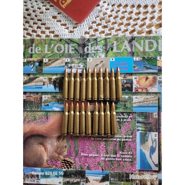 Vends 19 balles winchester 222 super