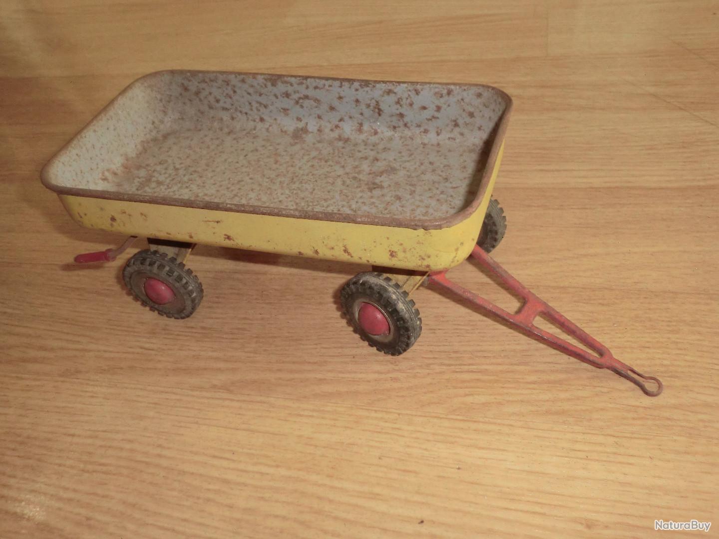 Jouet Ancien GAMA – Tracteur Agricole En Tôle Mécanique Avec Clé, Vintage Allemagne 1950