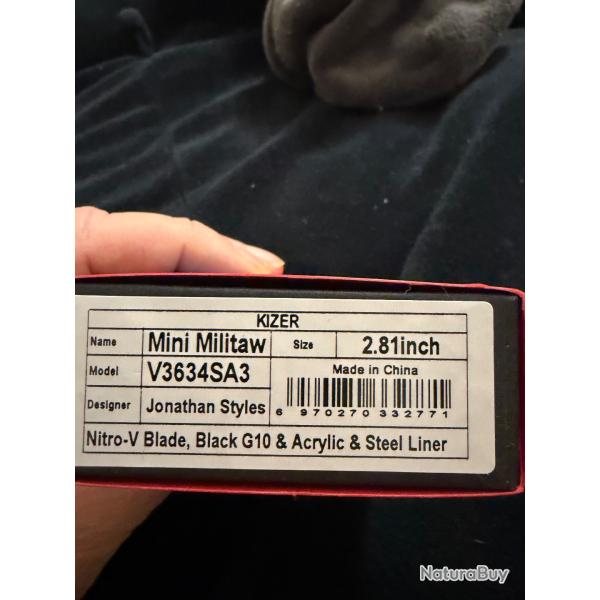 kizer mini militaw