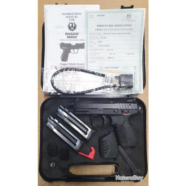 Ruger SR22P Filet cal. 22LR