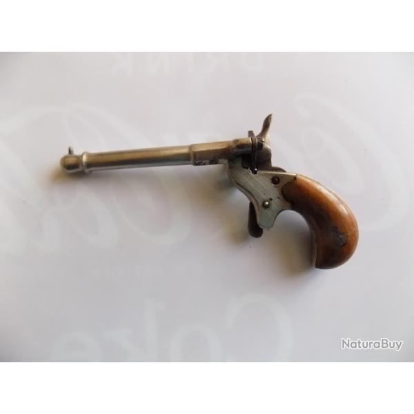 pistolet de cycliste ancien  en bon etat canon sans corrosion calibre 5,5 fonctionne tres bien
