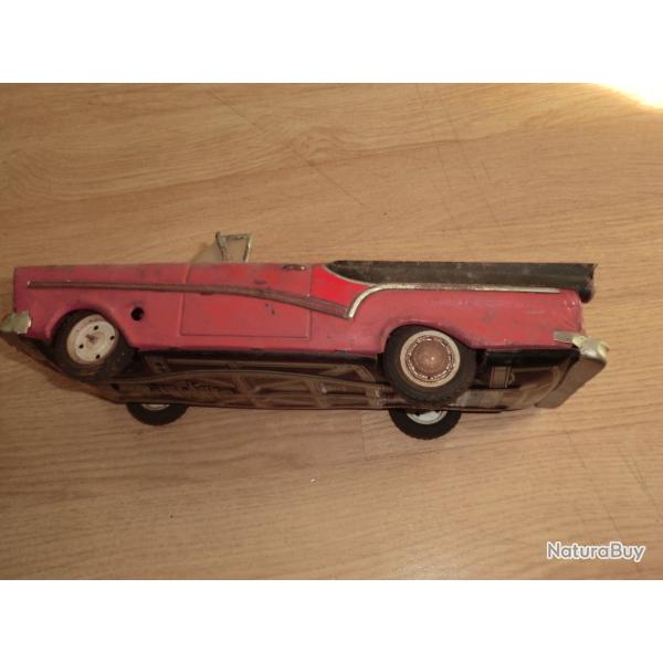 ancien jouet tole joustra a remontoir marche AV /AR