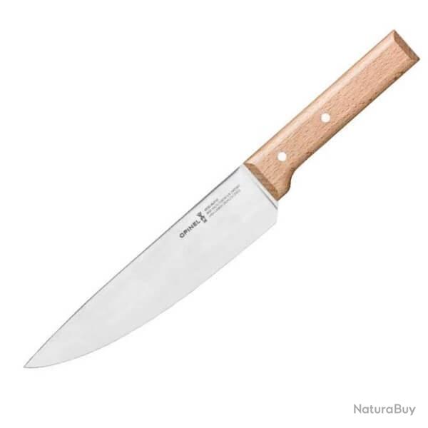 Couteau de chef Opinel "Parallle n118" manche htre 18183