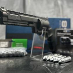 PACK DÉFENSE LASER PRÊT A TIRER T4E TR68 GEN2 CAL 68 - 16 J (50 MUNITIONS RBI68 + 5 CART CO2+ LASER)