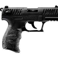 Pistolet P22Q Noir Cal.22LR Canon 3.42" WALTHER