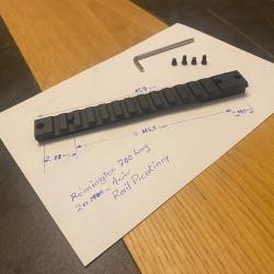 Rail Picannity  acier « VEKT Défense »  159mm x 21mm  pour Remington 700 Long - 20 MOA
