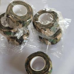 6 BANDES DE CAMOUFLAGE CAMO 25mmX4,80m
