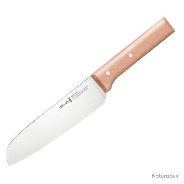 Couteau santoku Opinel "Parallle n119" manche htre 18190