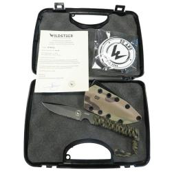 Wild Tech 4 Lame Noire Sérration Paracorde Edition 20 Ans - Wildsteer