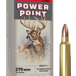 WINCHESTER CAL. 270 WSM POWER POINT 150 GRAINS - 9.7 GRAMMES /20