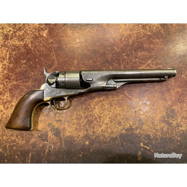 Revolver Colt Army 1860 de 1862, "navy size grips" calibre 44