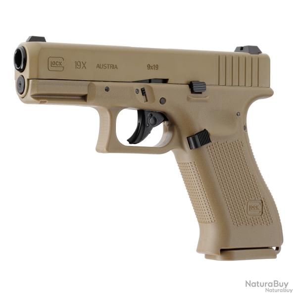 Pistolet Glock 19X  billes acier 4,5mm
