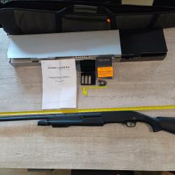 Fusil à pompe Verney-Carron P12 BlackCrow 12/76 - Canon 76 cm - 4+1 - 3 chokes inter+ Housse