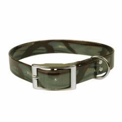 COLLIER JANUEL VERT CAMO BIOTHANE