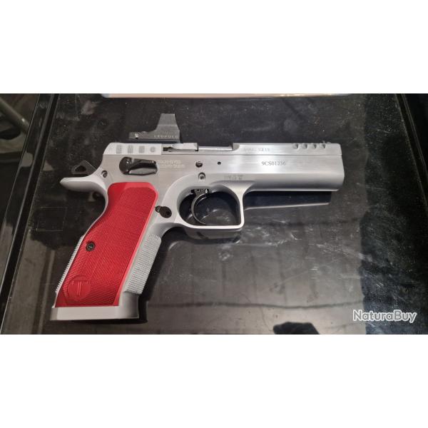 Pistolet TANFOGLIO Stock II OR et Leupold Delta Point