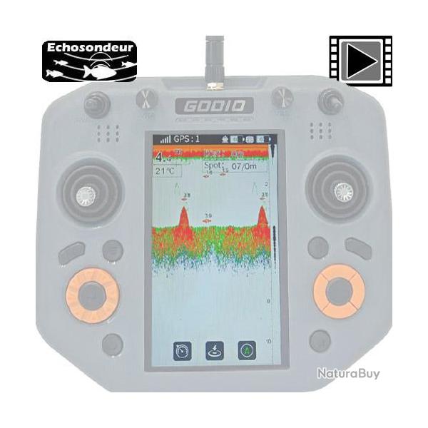 Kit Echosondeur Carp Design pour T�l�commande AIO V70/V80 EVO+
