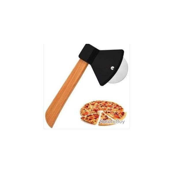 HACHE COUPE PIZZA COUPEZ VOTRE PIZZA A LA HACHE COULEUR ROUGE