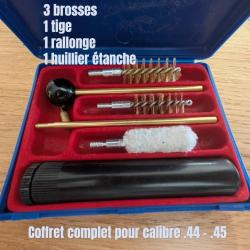 KIT NETTOYAGE .44 ET .45MM parfait pour la poudre noire + UN HUILLIER