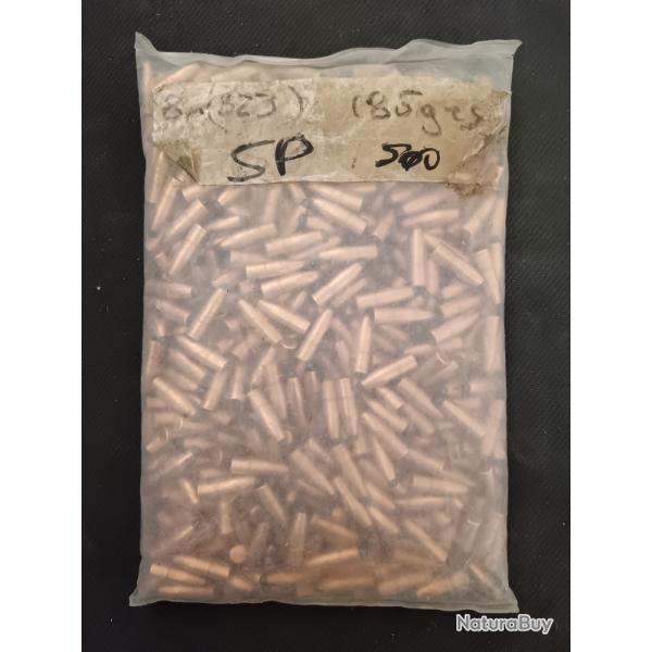 VRAC 500 BALLES PRVI 8MM MAUSER .323 SP 185 GRAINS