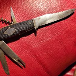 Couteau p&ecirc;cheur fabrication Solingen DBGM