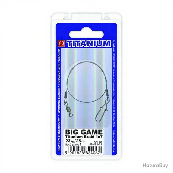 Bas de ligne DRAGON Titanium classic 1x7 14kg