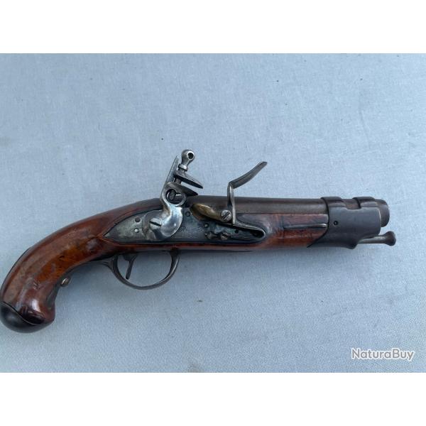 PISTOLET DE MARECHAUSSEE A SILEX TYPE 1770