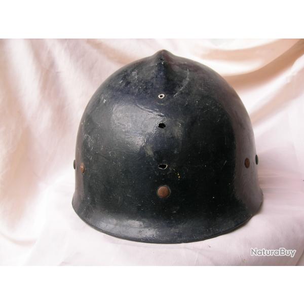 WW2/POSTWAR FRANCE CASQUE DE POLICE/GENDARMERIE ANNEES 50 PROTOTYPE M.I.O.M. ?