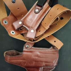 HOLSTER D'EPAULE MIAMI - JMC - SIG 2022 CUIR