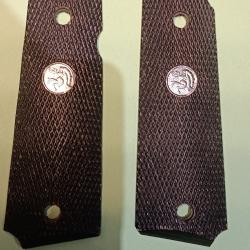 PLAQUETTES BOIS POUR POUR COLT 1911.......reft05