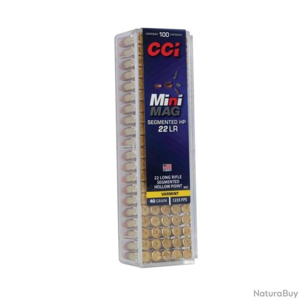 CCI Mini Mag HP Segmented 40 Grains - Boite de 100