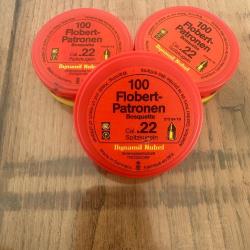 3 boites de bosquettes calibre 22 Flobert