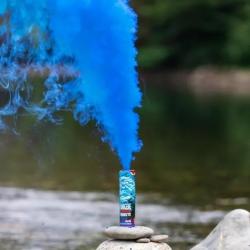 PACK DE 10 Fumigenes -  Goupille - Durée 1 minute Bleu - Duke