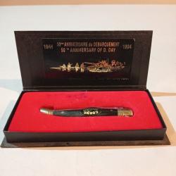 ancien couteau pliant laguiole commemoratif 50 éme anniversaire du débarquement 1944/1994