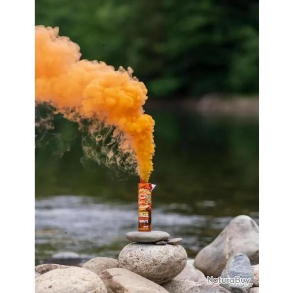 PACK DE 10 Fumigenes -  Goupille - Dure 1 minute Orange - Duke