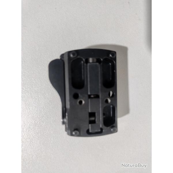 Montage HMS Safe, amovible, pour Leica Tempus avec embases de pivot avant.