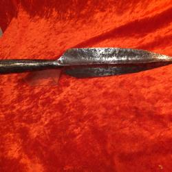 Hallebarde ou pic de guerre m&eacute;di&eacute;val forger