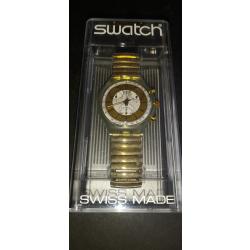 PROMO NOEL MONTRE SWATCH CHRONO GOLDEN GLOBLE  1993
