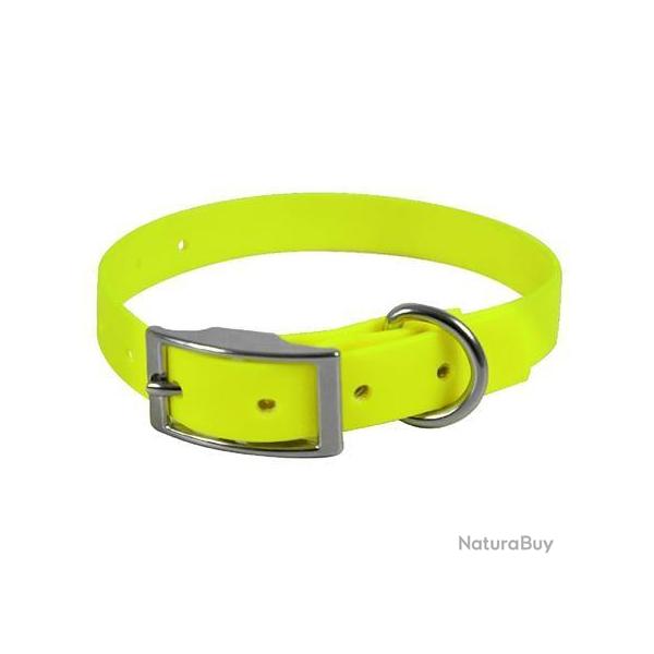 COLLIER BIOTHANE BIOGOLD JAUNE 700mm x 38mm x 2.6mm